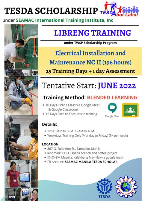 seamac training center|Tesda Courses in Seamac International Training Institute.